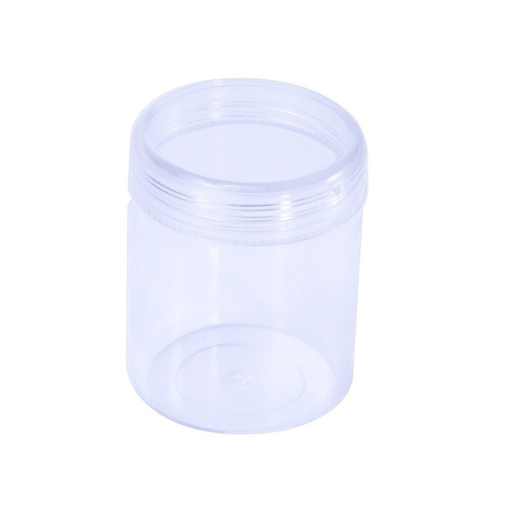 new 6 Pcs Clear Container with Lid Empty Makeup Containers Sample Jars Round koeek - KOEEK