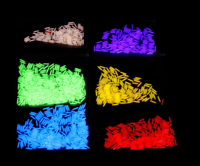 1pcs 1.5x6mm Tube Night Luminous 25 Years Life Tube Singal Lamp Tube EDC Toy 07FC0E-D4 - KOEEK