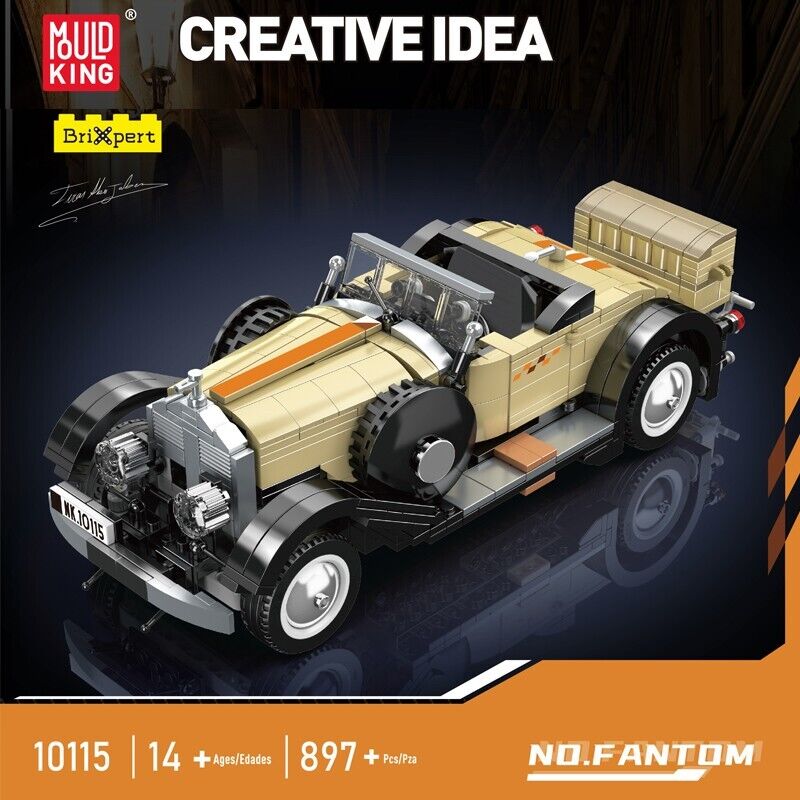new Mould King 10115 Classic Retro Vintage Car Building Block Toy Display Decoration MOULD KING - KOEEK