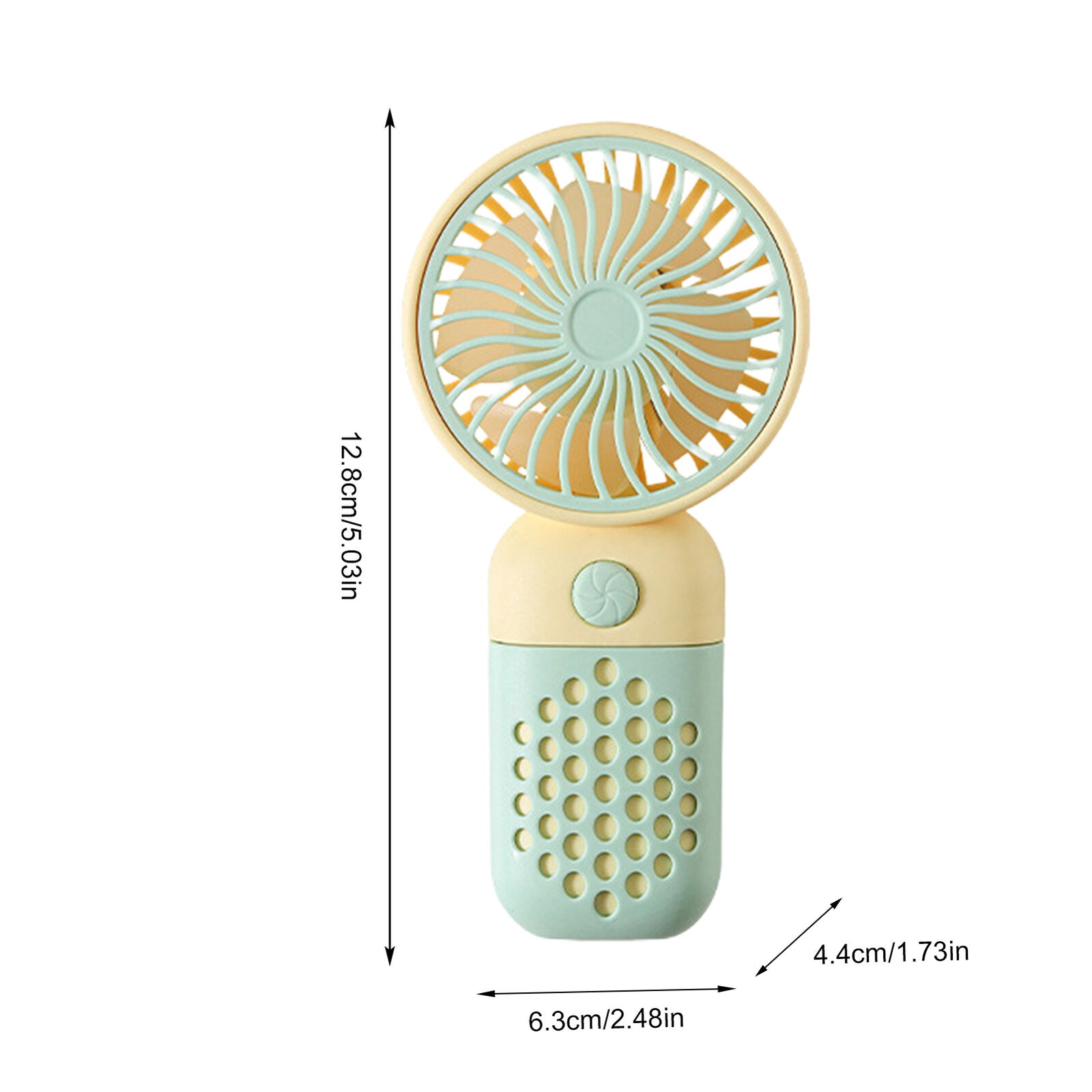 new Portable Mini Hand-held Small Cute Desk Fan Cooler Cooling USB Rechargeable koeek - KOEEK