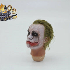 1/6 Black Toys Robber Joker Head Carving Painted Sculpture Figure with Hair Toy BLACK_TOYS - KOEEK