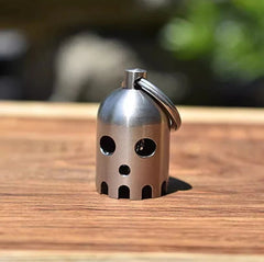 Stainless Steel Pendant Ghost Bell Wind Chime Knife Bead DIY Accessories EDC 07FC0E-D4 - KOEEK