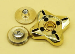 EDC Brass Hand Twisting Spinning Top Toy Gyro Multi-function Gyroscope Gifts 07FC0E-D4 - KOEEK