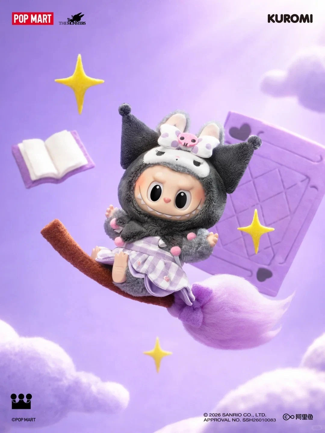 POP MART THE MONSTERS × Sanrio Characters Series Vinyl Plush Pendant Blind Box POP_MART - KOEEK