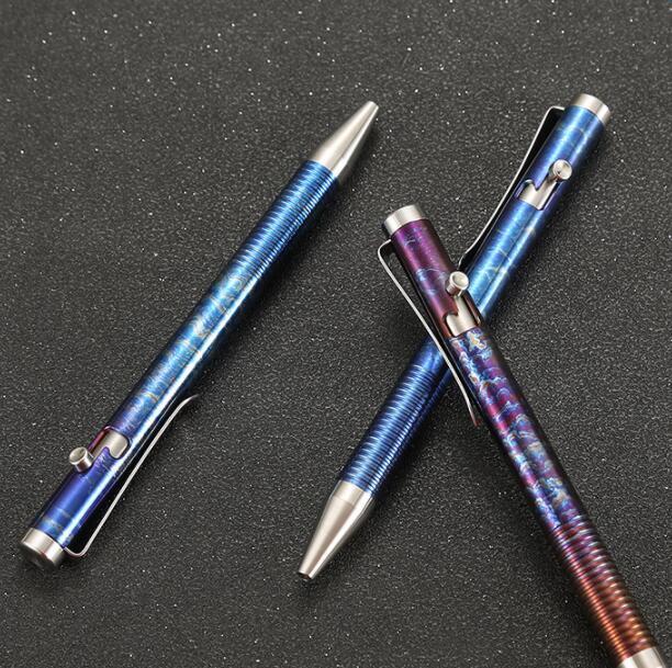 Titanium Mini Pen With Writing Multi-functional EDC Tools Office Students Pens 07FC0E-D4 - KOEEK