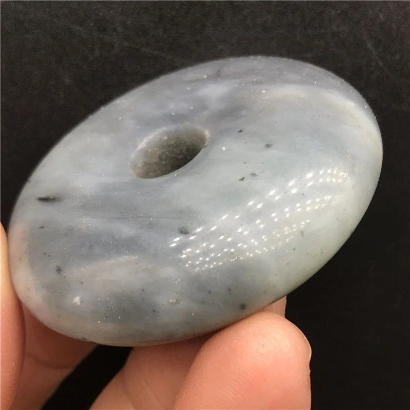 Natural Old Xiuyu Jade Hand-Carved Feng Shui Pendant Antique Jade Figurine 07FC0E-D4 - KOEEK
