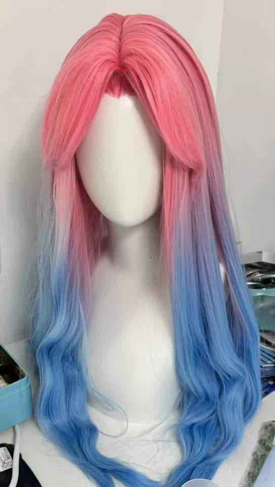 Cosplay Wig Alien Stage Mizi Hairpiece Game Heat Resistant Synthesis Hair Gift 07FC0E-D4 - KOEEK