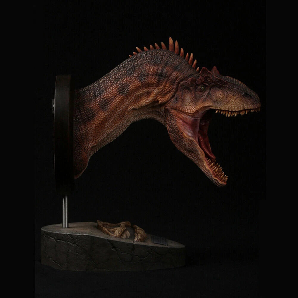 DAMTOYS Allosaurus Bust Dinosaur Statue Resin Display Model MUS010A Red Version DAMTOYS - KOEEK