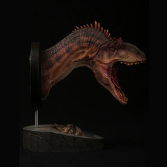 DAMTOYS Allosaurus Bust Dinosaur Statue Resin Display Model MUS010A Red Version DAMTOYS - KOEEK
