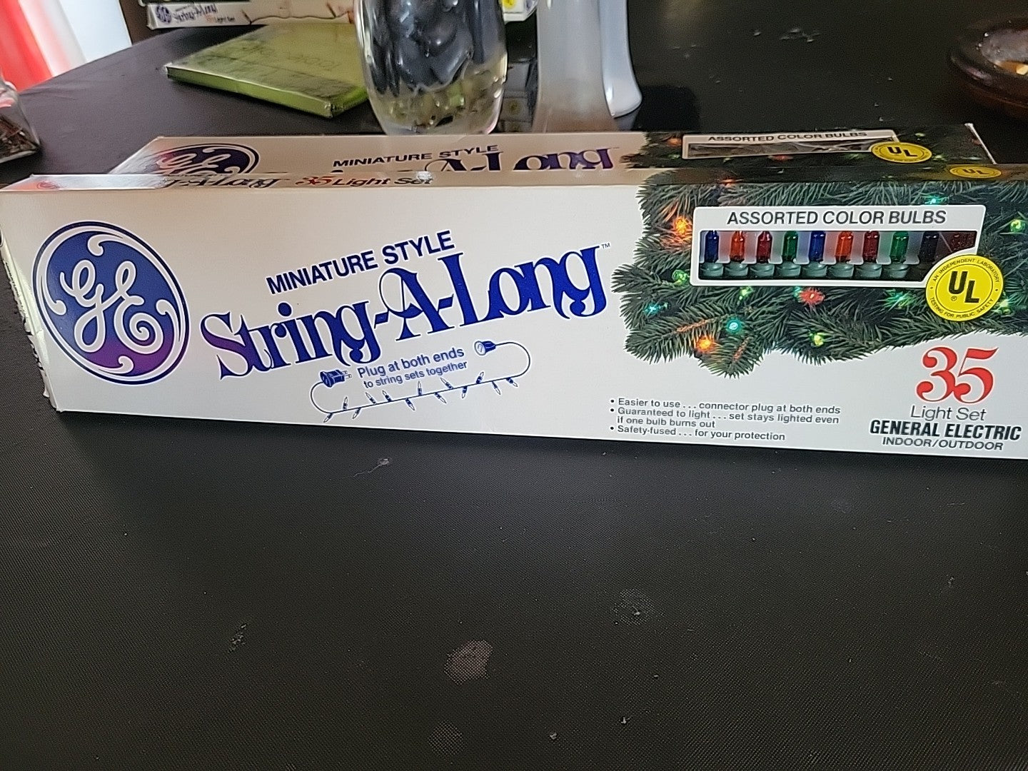 4 sets Vintage GE Miniature Style String -a-Long Christmas 35 Light Set - NIP GE - KOEEK