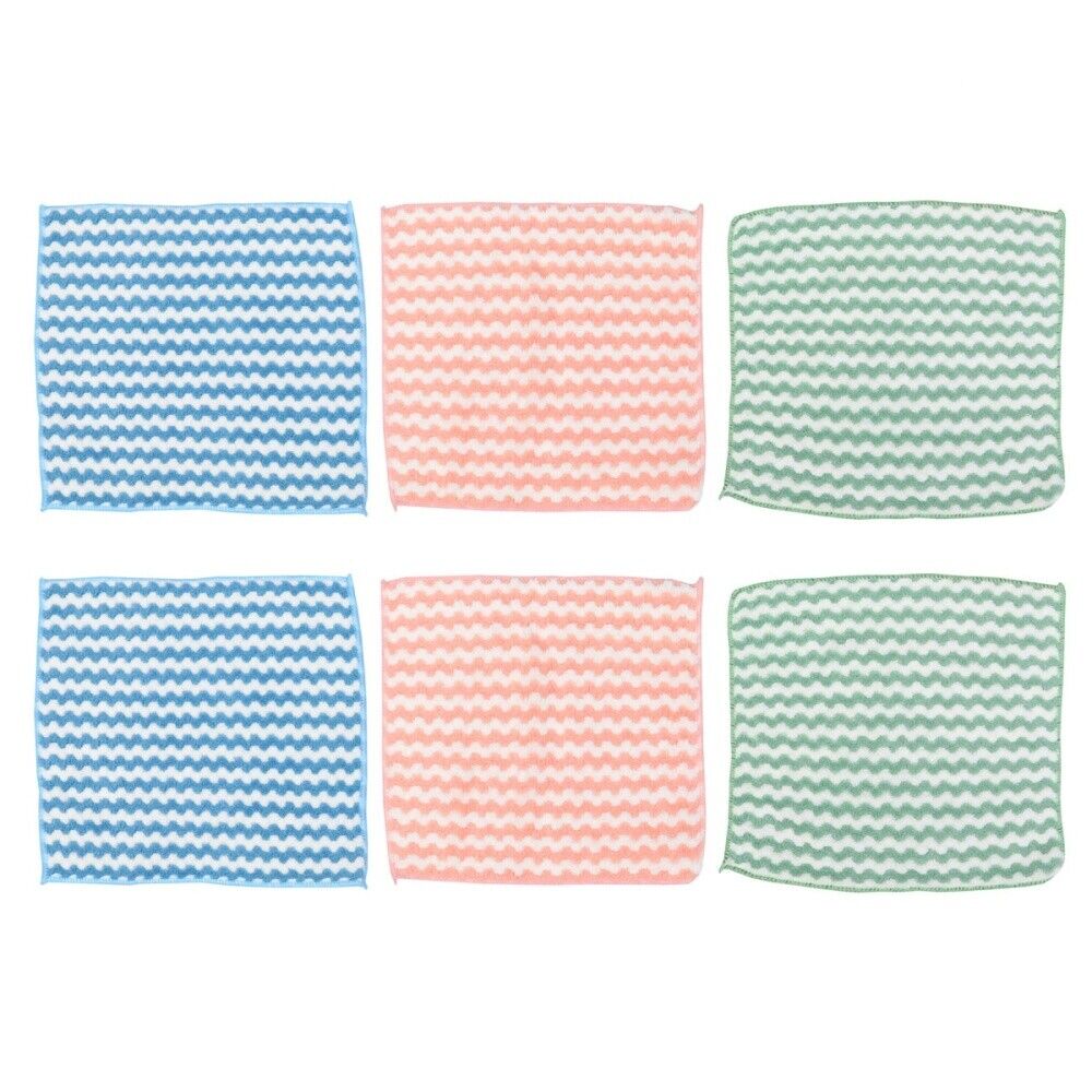 new  6 Pcs Kitchen Scrubber Absorbent Dish Towels Cleaning Cloth koeek - KOEEK