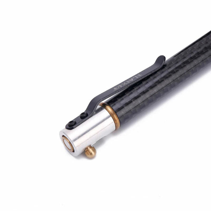 EDC LAXI High quality Carbon Fibre Pocket Signature Ball Pen Ofiice Write Pen 07FC0E-D4 - KOEEK