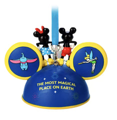 2024 Walt Disney World Mickey Minnie Light Up Ear Hat Christmas Tree Ornament DISNEY - KOEEK