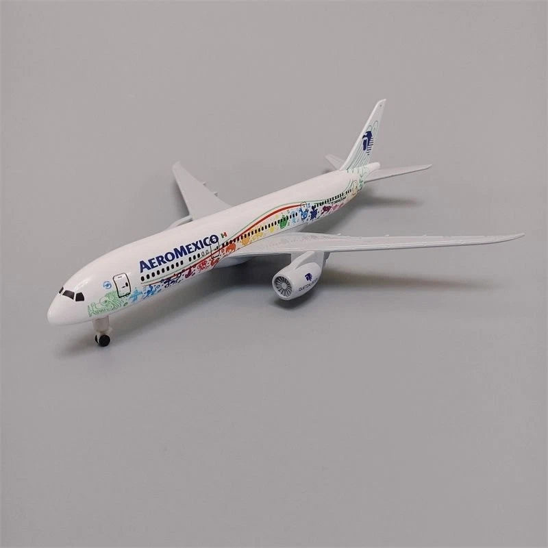 19cm Aeromexico Boeing 787 Diecast Aircraft Model w/ Landing Gear Static Display 07FC0E-D4 - KOEEK