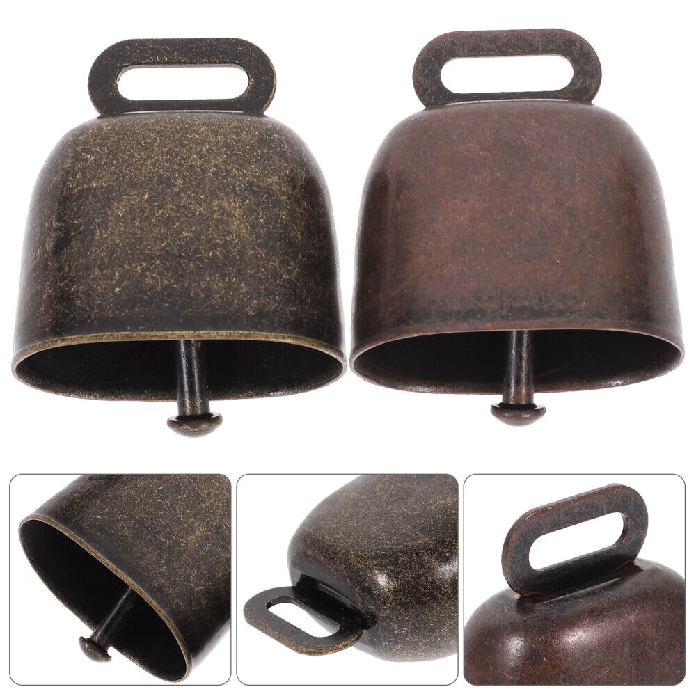 new  2 Pcs Farming Bell Accessories Animal Hanging Sheep Pendant Small Cowbells koeek - KOEEK