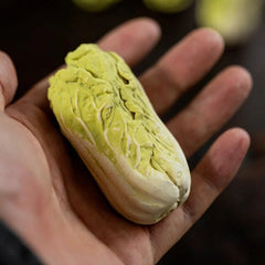 Purple Clay Chinese Cabbage Tea Pet Ornament from Yixing 07FC0E-D4 - KOEEK