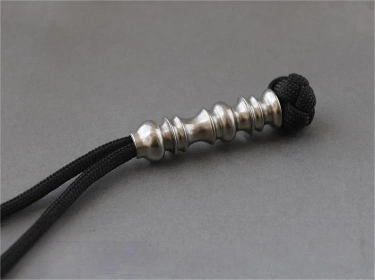 TC4 Titanium Alloy Knife Lanyard Bead Paracord Keychain Pendant EDC Craft DIY 07FC0E-D4 - KOEEK