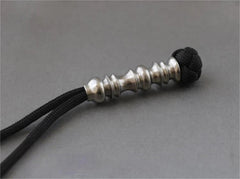 TC4 Titanium Alloy Knife Lanyard Bead Paracord Keychain Pendant EDC Craft DIY 07FC0E-D4 - KOEEK