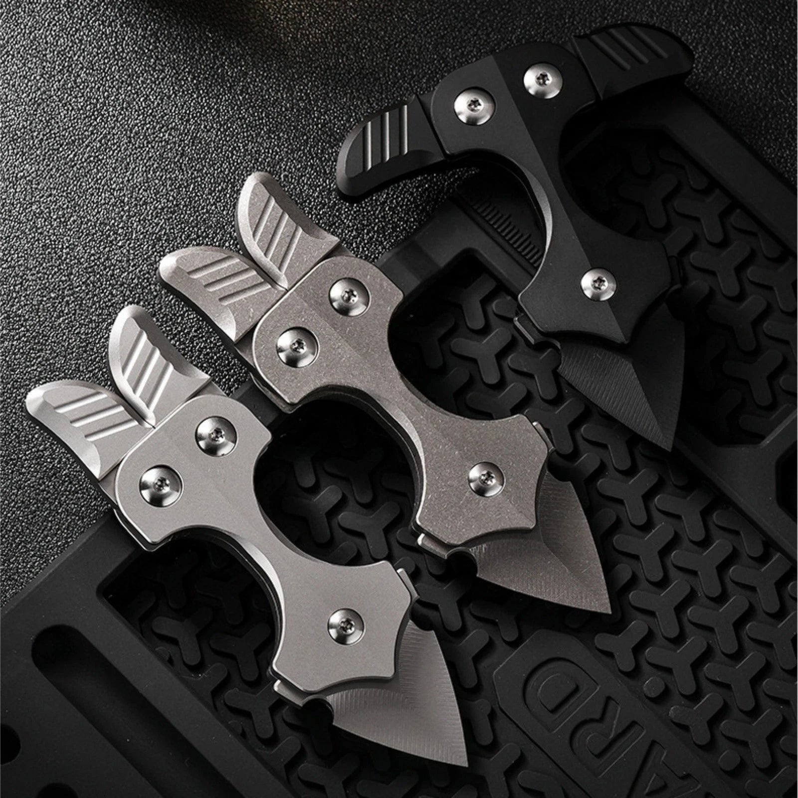 Titanium Alloy Multi-tool Toys EDC Pry Bar With Sheath Outdoor Camping Gear Gift 07FC0E-D4 - KOEEK