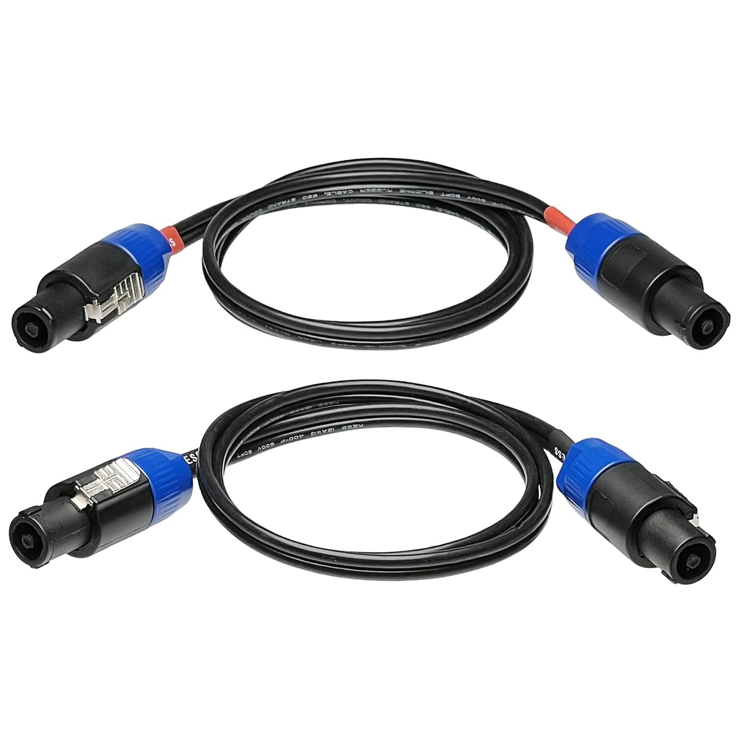 new CESS-114-3f Speaker Cable Speakon Plug Male to 12 Gauge Cable, 2 Pack... 07FC0E-D4 - KOEEK