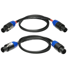 new CESS-114-3f Speaker Cable Speakon Plug Male to 12 Gauge Cable, 2 Pack... 07FC0E-D4 - KOEEK