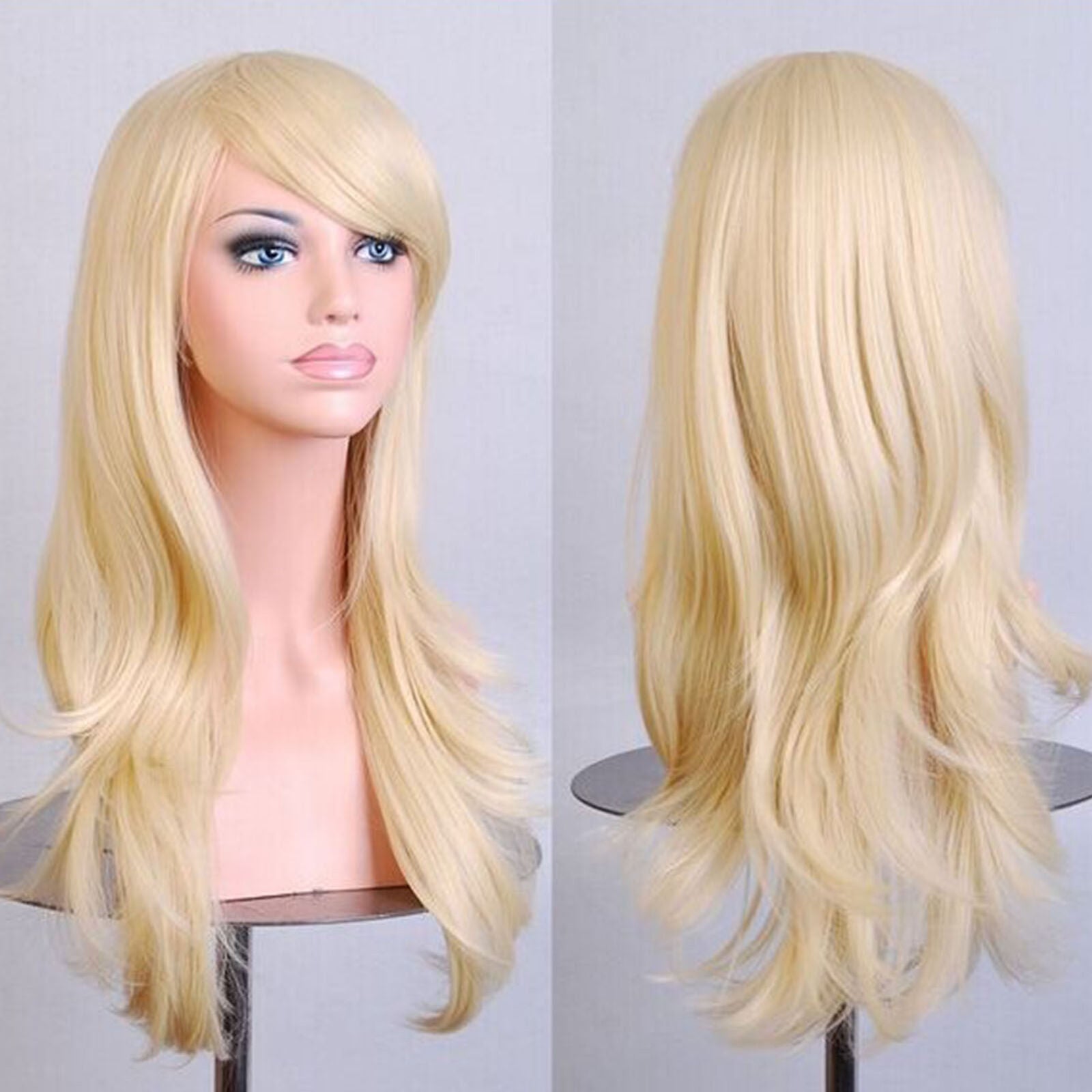 new Cosplay Long Curly Wavy Wig Women Girls Heat Resistant Fashionable Halloween ABE koeek - KOEEK