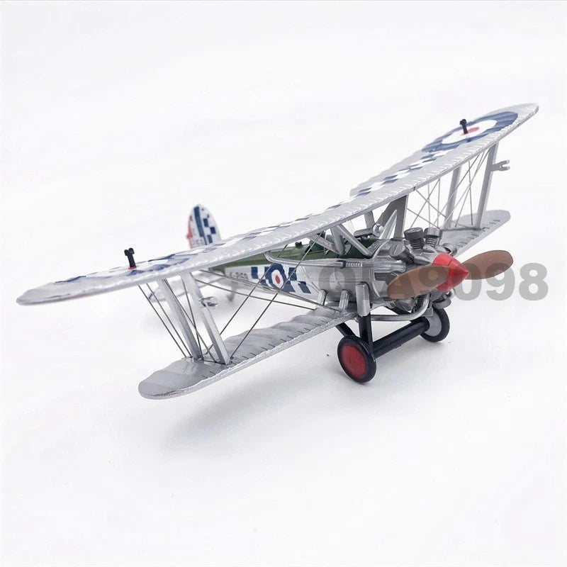1/72 Scale WWI UK Air Force Bristol Bulldog Aircraft Metal + Plastic Model 07FC0E-D4 - KOEEK