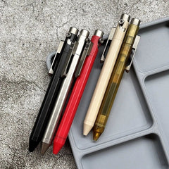 PEI PEEK POM Titanium Ballpoint Pen Signature Writing Pocket Pen Business Office 07FC0E-D4 - KOEEK