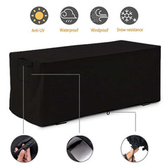 new Garden Patio Storage Deck Box Container Cover Dust Waterproof Outdoor Protector koeek - KOEEK