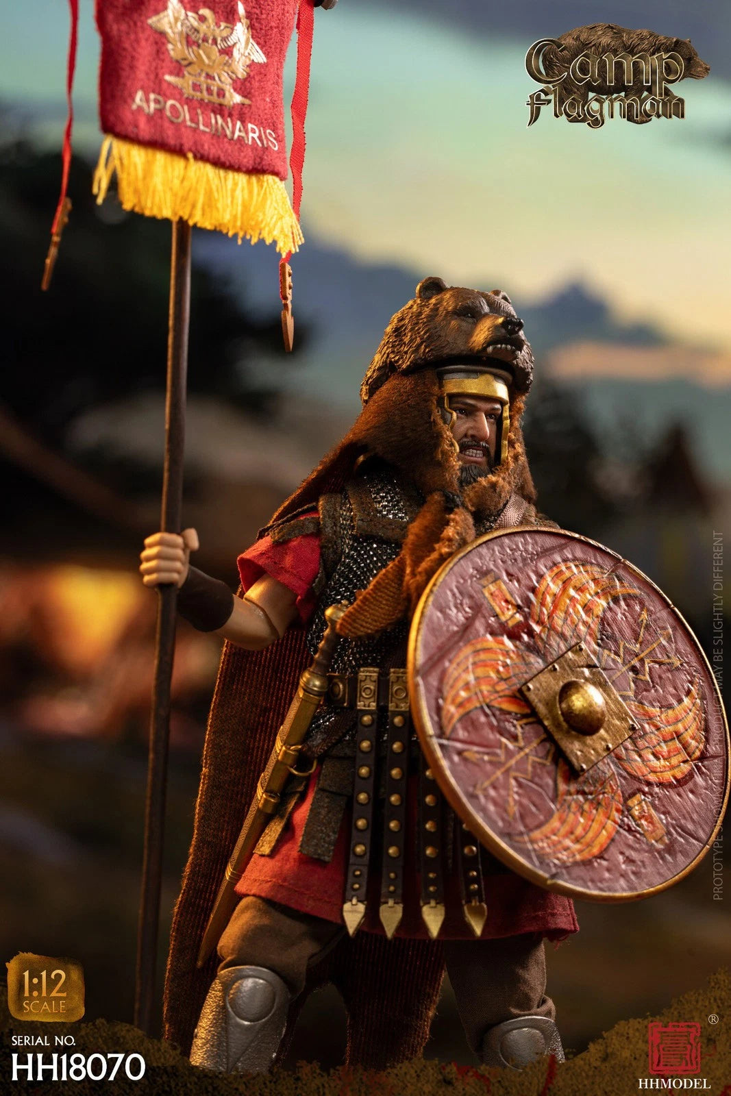 HHMODEL HH18070 Imperial Legion Roman Camp Flagman 1/12 Action Figure IN STOCK 07FC0E-D4 - KOEEK