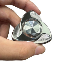 Stylish Stainless Steel Hand Spinner EDC Fidget Spinner Stress Relief Fidget Toy 07FC0E-D4 - KOEEK