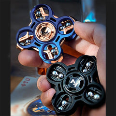 Stylish Rotating Linkage EDC Hand Spinner Alloy Fidget Spinner Office Gadgets 07FC0E-D4 - KOEEK