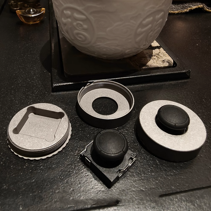 EDC Titanium Alloy Twist Egg Various Button Caps Tactile Axis Joystick Handle 07FC0E-D4 - KOEEK