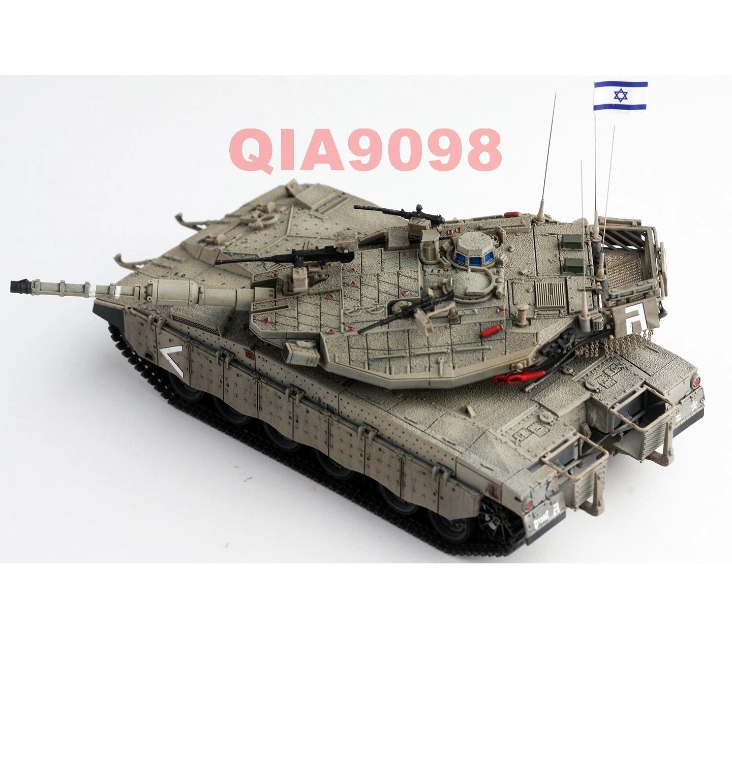 1/72 Scale Israel Merkava 3D Main Battle Tank Minesweeper Drum N Roof Model 07FC0E-D4 - KOEEK