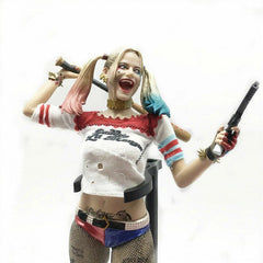 Suicide Squad Harley Quinn 1/6 Scale Figure Real Clothes PVC Statue Model 07FC0E-D4 - KOEEK