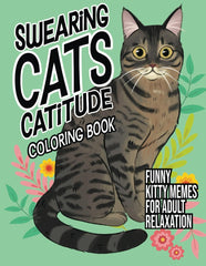 new Swearing Cats Catitude: Coloring Book of Funny Kitty Memes For Adult... 07FC0E-D4 - KOEEK