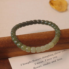 Natural Clear Water Hotan Jade Bracelet Gradually Changes Hotan Jade Bracelet 07FC0E-D4 - KOEEK