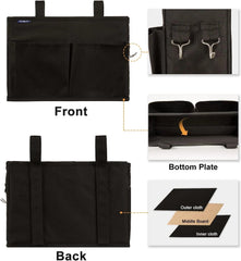 Caddy Hanging Organizer Bedside Storage Bag for Bunk and Hospital Beds, Small 07FC0E-D4 - KOEEK