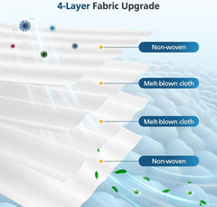 8 vacuum bags, suitable for dust treatment of the i, s, and j series 07FC0E-D4 - KOEEK