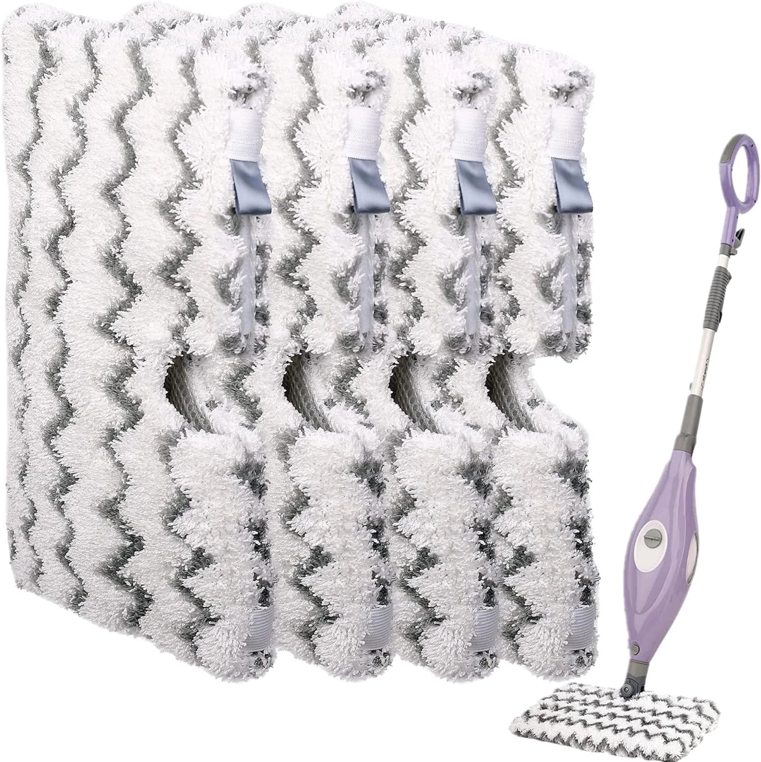 Professional-grade steam mop replacement pads, suitable for all hard floors 07FC0E-D4 - KOEEK