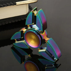 Brass/alloy Fidget Hand Spinner Finger Gyro Toy EDC Focus Stress Reliever Autism 07FC0E-D4 - KOEEK