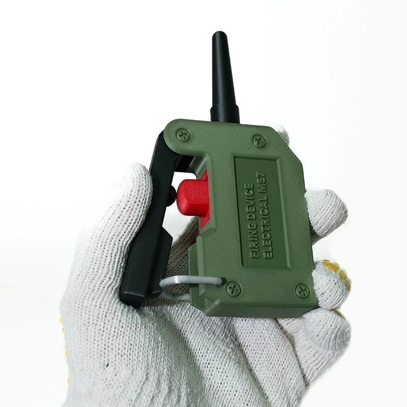 Stress Relief Toy: Detonator Model with Click Sound - Plastic Fidget Press Prop 07FC0E-D4 - KOEEK