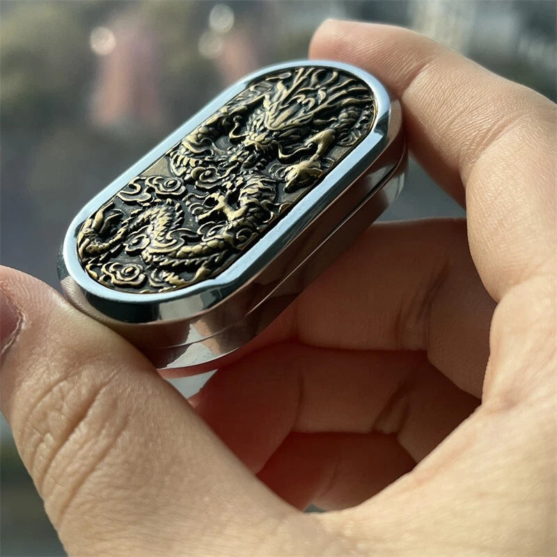 Exquisite Chinese Dragon Fidget Slider EDC Cool 3D Dragon Carving Fidget Toy 07FC0E-D4 - KOEEK