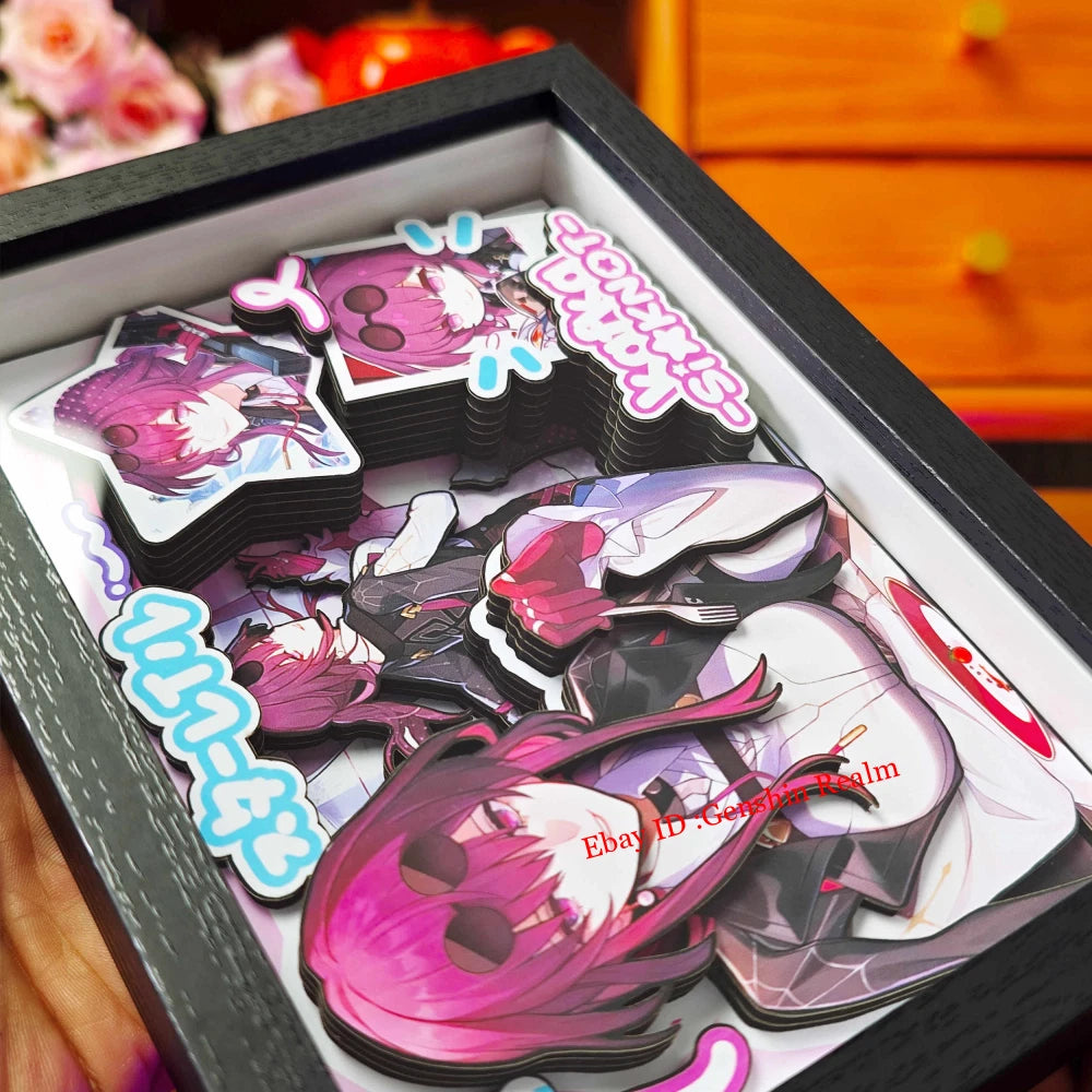 Anime Honkai: Star Rail Kafka Acrylic 3D Decorative Painting Collection Gift 07FC0E-D4 - KOEEK