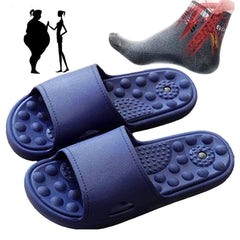 new 1 Pair Reflexology Sandals Foot Massager Slippers Acupressure Acupuncture Shoes koeek - KOEEK