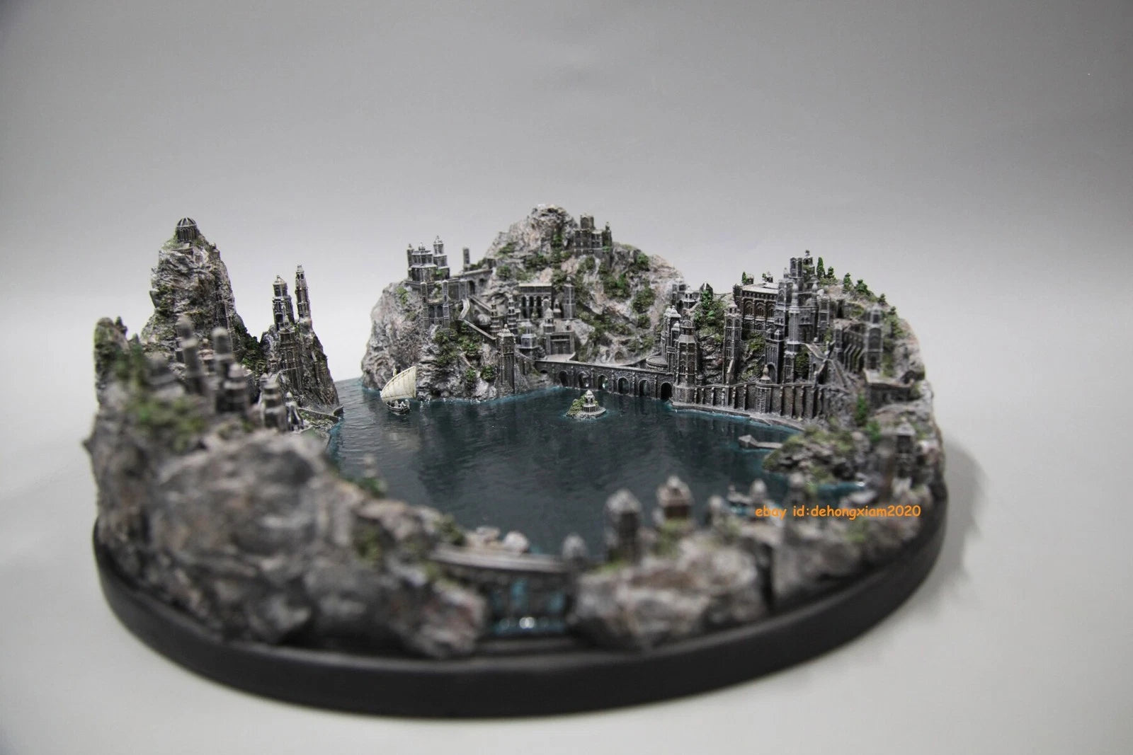 The Lord of the Rings The Hobbit Grey Havens Scene Display Resin Statue Model 07FC0E-D4 - KOEEK