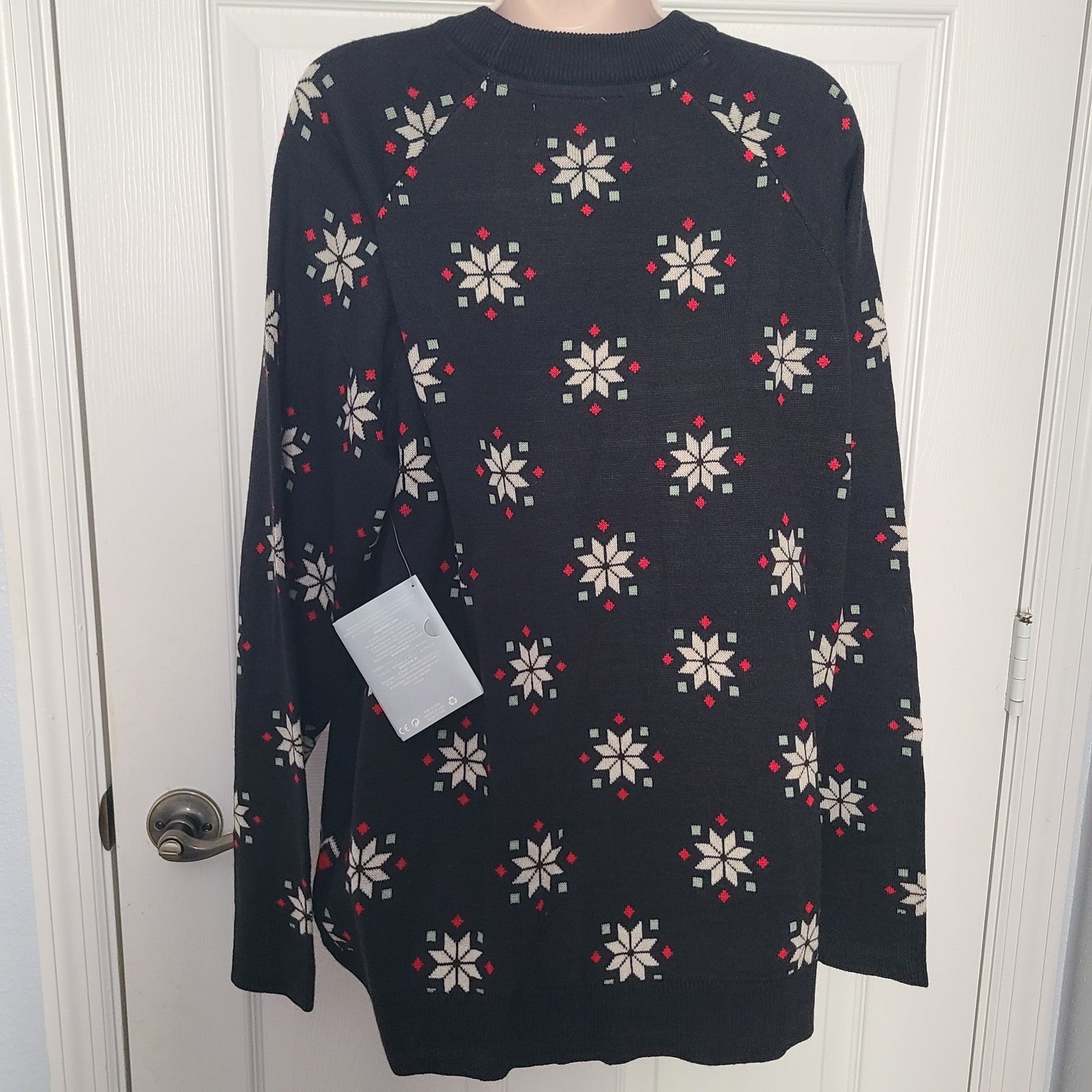 Disney Christmas Sweater Villains Naughty Black Crewneck Malificent L  Lights DISNEY - KOEEK