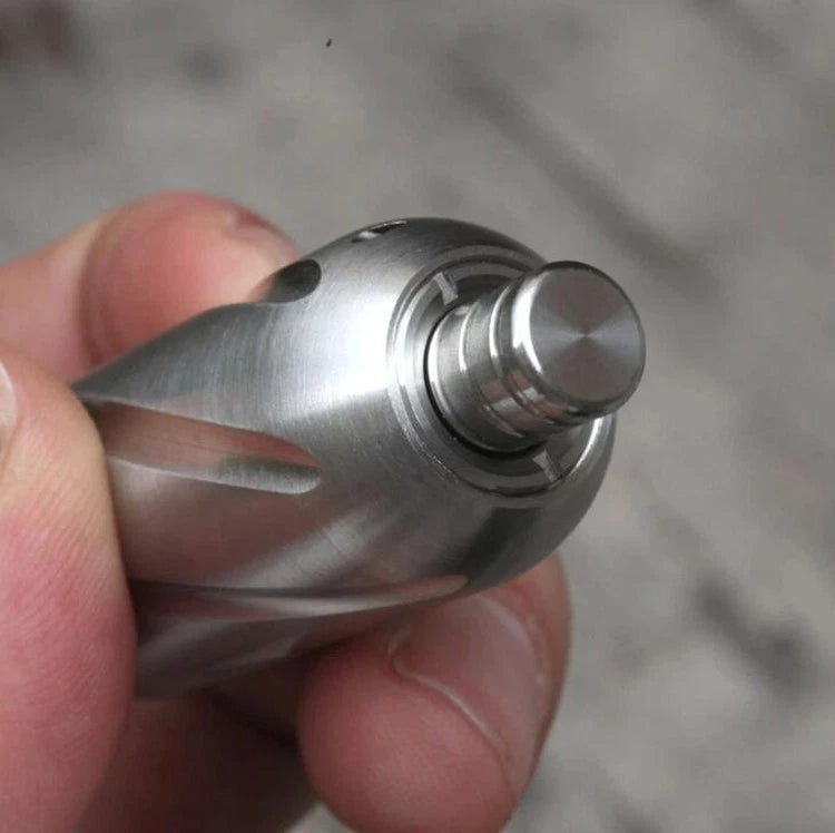 EDC Decompression Hand Fidget Toy Pocket Desk Fidget Clicker CNC Stainless Steel 07FC0E-D4 - KOEEK