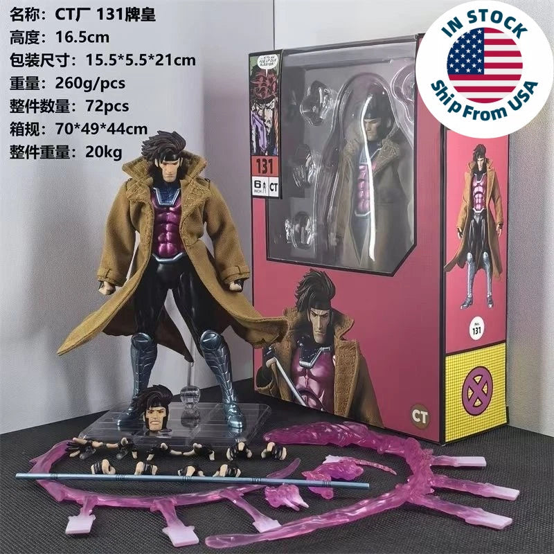 CT Toys MAFEX No.131 X-Men Gambit Comic Ver. Action Figure  Boxed (US STOCK) CT_TOYS - KOEEK