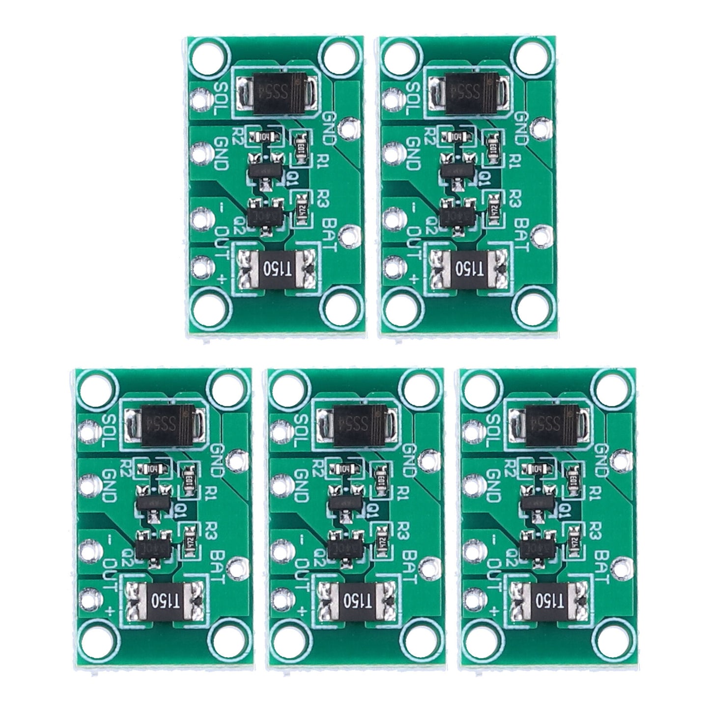 new 5pcs Solar Lamp   Controller Board Battery Charging Controller Module Board koeek - KOEEK